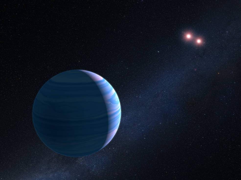 Teleskop Hubble’a znalazł planetę okrążającą parę gwiazd
