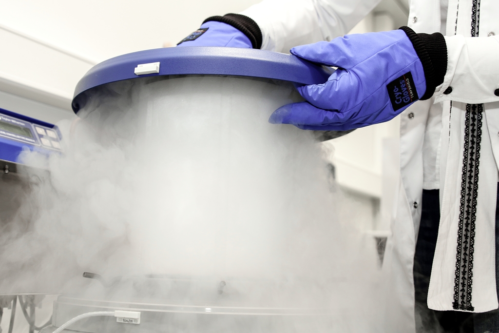 Pojemnik z ciekłym azotem