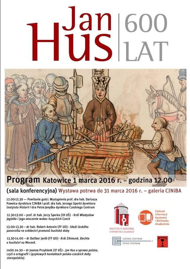 Wystawa pt. „Jan Hus 600 lat”