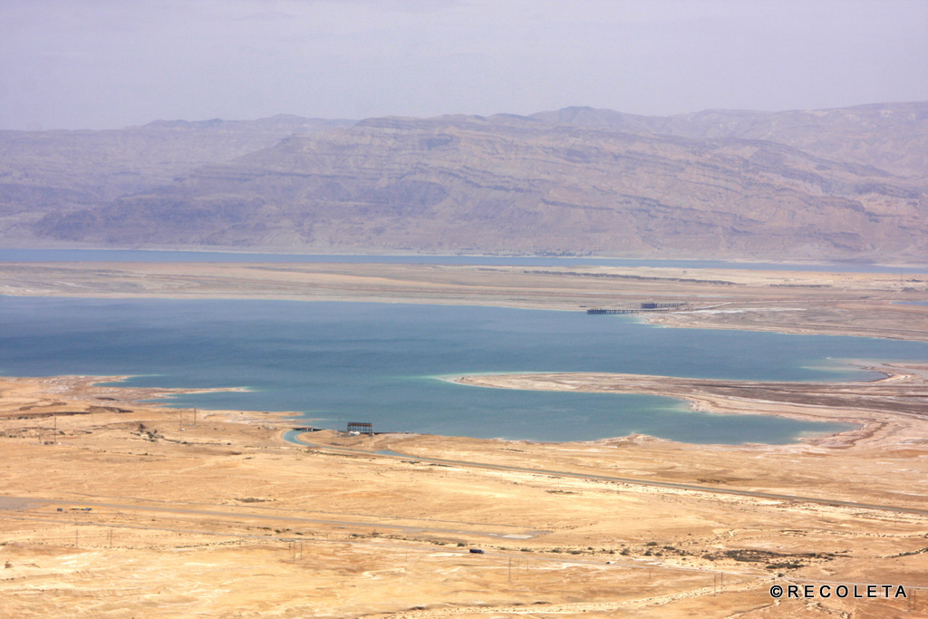 Widok na Morze Martwe z Masady. Fot. Agnieszka Sikora