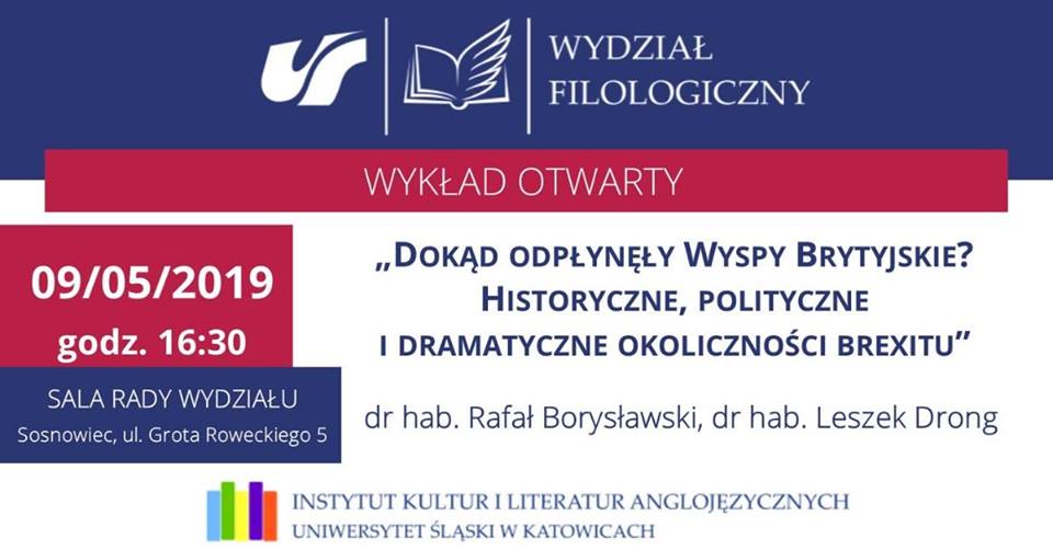 Wykład „Dokąd odpłynęły Wyspy Brytyjskie?...”