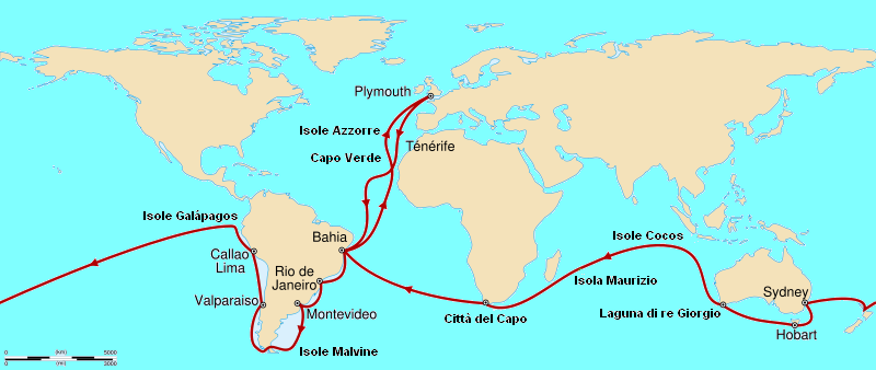 voyage of the beagle it